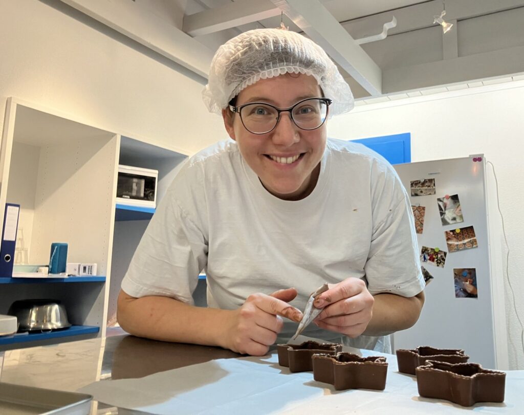 Natalie Mäder macht Pralinen