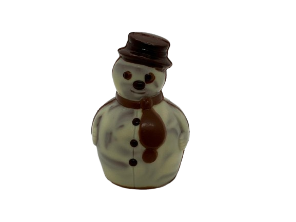 Schneemann aus Schokolade